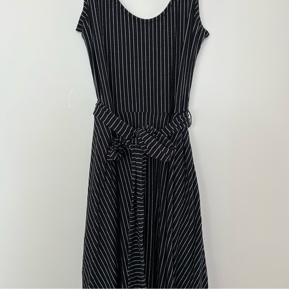 Banana Republic Stripe Tank Dress. With Pockets - Picture 3 of 15